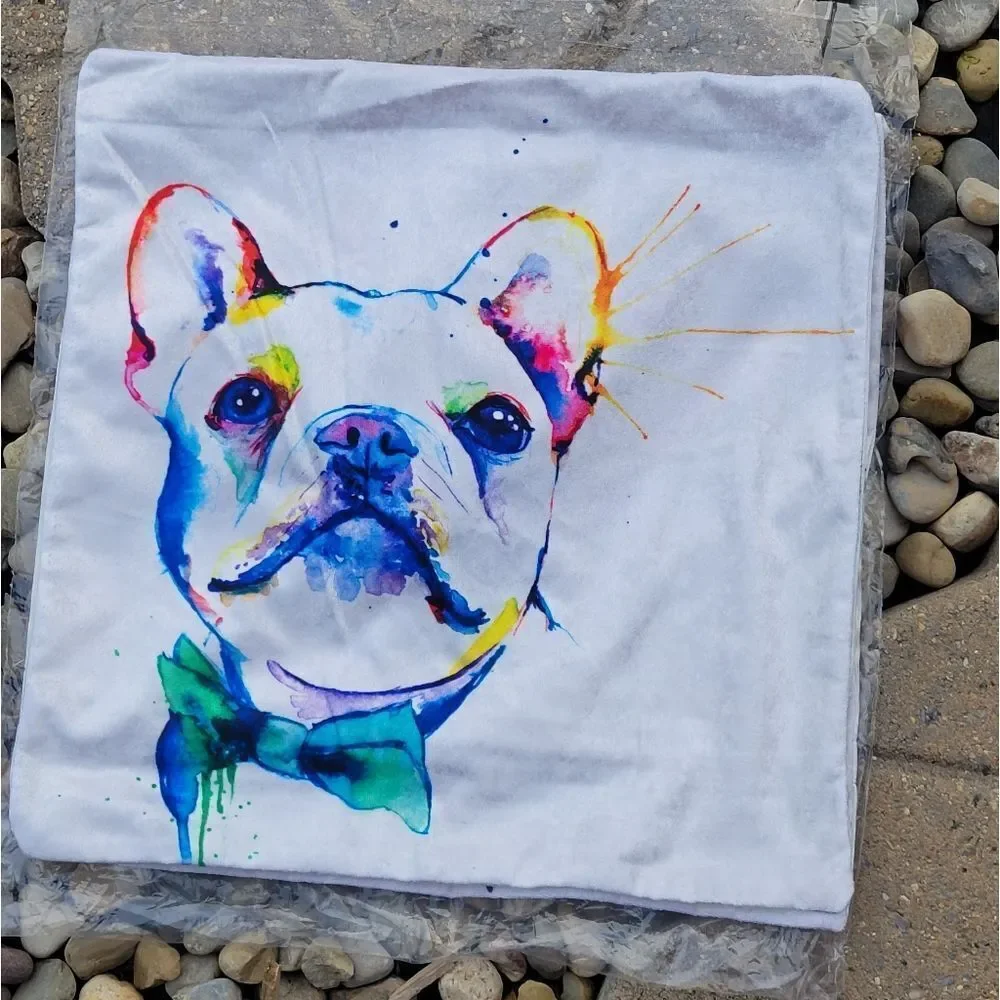 French Bulldog Pillow Cover‎
